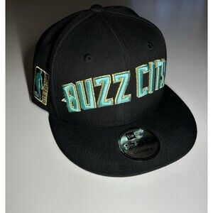 NWT 2022 Buzz City Limited Charlotte Hornets Era 9Fifty Snap back Hat NBA Black